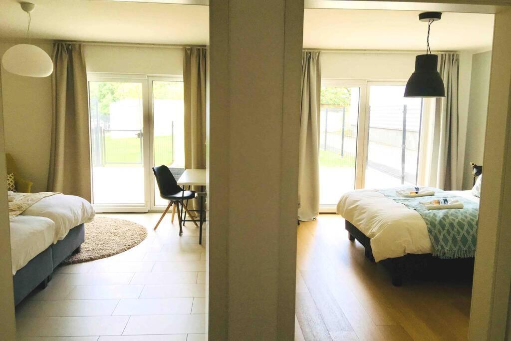 Large Family Retro Flat In City Center- Large Terrace & Garden View, Free Parking Люксембург Екстер'єр фото